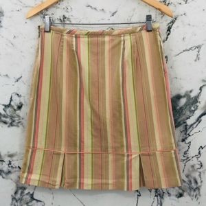 Ann Taylor LOFT Striped A-Line Skirt